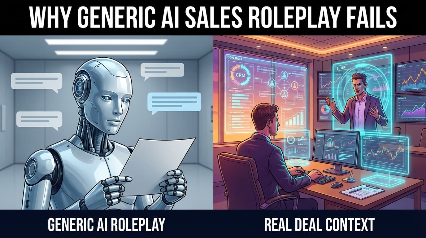 AI Sales Roleplay Scenarios: Why Generic Scripts Don't Work | AmpUp